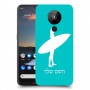 גלישה כיסוי מגן קשיח בעיצוב אישי עם השם שלך ל Nokia 5.3 יחידה אחת סקרין מובייל
