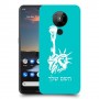פסל החירות כיסוי מגן קשיח בעיצוב אישי עם השם שלך ל Nokia 5.3 יחידה אחת סקרין מובייל