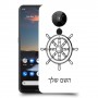 הגה - קפטן - ים כיסוי מגן קשיח בעיצוב אישי עם השם שלך ל Nokia 5.3 יחידה אחת סקרין מובייל