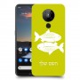דגים כיסוי מגן קשיח בעיצוב אישי עם השם שלך ל Nokia 5.3 יחידה אחת סקרין מובייל