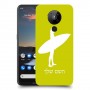 גלישה כיסוי מגן קשיח בעיצוב אישי עם השם שלך ל Nokia 5.3 יחידה אחת סקרין מובייל