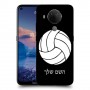 כדורעף - כדור כיסוי מגן קשיח בעיצוב אישי עם השם שלך ל Nokia 5.4 יחידה אחת סקרין מובייל