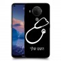 רופא סטטוסקופ כיסוי מגן קשיח בעיצוב אישי עם השם שלך ל Nokia 5.4 יחידה אחת סקרין מובייל