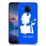 אישה אהבה כיסוי מגן קשיח בעיצוב אישי עם השם שלך ל Nokia 5.4 יחידה אחת סקרין מובייל