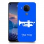 חצוצרה כיסוי מגן קשיח בעיצוב אישי עם השם שלך ל Nokia 5.4 יחידה אחת סקרין מובייל
