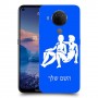 תאומים כיסוי מגן קשיח בעיצוב אישי עם השם שלך ל Nokia 5.4 יחידה אחת סקרין מובייל