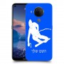 סקִי כיסוי מגן קשיח בעיצוב אישי עם השם שלך ל Nokia 5.4 יחידה אחת סקרין מובייל