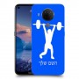 הרמת משקולות כיסוי מגן קשיח בעיצוב אישי עם השם שלך ל Nokia 5.4 יחידה אחת סקרין מובייל