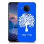 עץ כיסוי מגן קשיח בעיצוב אישי עם השם שלך ל Nokia 5.4 יחידה אחת סקרין מובייל