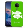 דגים כיסוי מגן קשיח בעיצוב אישי עם השם שלך ל Nokia 5.4 יחידה אחת סקרין מובייל