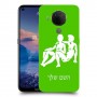 תאומים כיסוי מגן קשיח בעיצוב אישי עם השם שלך ל Nokia 5.4 יחידה אחת סקרין מובייל