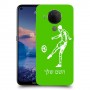 שחקן כדורגל כיסוי מגן קשיח בעיצוב אישי עם השם שלך ל Nokia 5.4 יחידה אחת סקרין מובייל