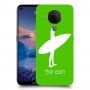 גלישה כיסוי מגן קשיח בעיצוב אישי עם השם שלך ל Nokia 5.4 יחידה אחת סקרין מובייל
