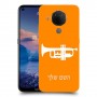 חצוצרה כיסוי מגן קשיח בעיצוב אישי עם השם שלך ל Nokia 5.4 יחידה אחת סקרין מובייל