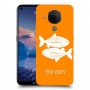 דגים כיסוי מגן קשיח בעיצוב אישי עם השם שלך ל Nokia 5.4 יחידה אחת סקרין מובייל