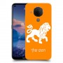 אריה כיסוי מגן קשיח בעיצוב אישי עם השם שלך ל Nokia 5.4 יחידה אחת סקרין מובייל