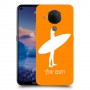 גלישה כיסוי מגן קשיח בעיצוב אישי עם השם שלך ל Nokia 5.4 יחידה אחת סקרין מובייל