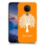 עץ כיסוי מגן קשיח בעיצוב אישי עם השם שלך ל Nokia 5.4 יחידה אחת סקרין מובייל