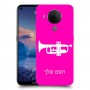 חצוצרה כיסוי מגן קשיח בעיצוב אישי עם השם שלך ל Nokia 5.4 יחידה אחת סקרין מובייל