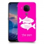 דגים כיסוי מגן קשיח בעיצוב אישי עם השם שלך ל Nokia 5.4 יחידה אחת סקרין מובייל