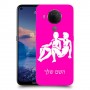 תאומים כיסוי מגן קשיח בעיצוב אישי עם השם שלך ל Nokia 5.4 יחידה אחת סקרין מובייל