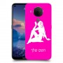 בתולה כיסוי מגן קשיח בעיצוב אישי עם השם שלך ל Nokia 5.4 יחידה אחת סקרין מובייל