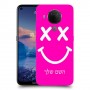 סמיילי כיסוי מגן קשיח בעיצוב אישי עם השם שלך ל Nokia 5.4 יחידה אחת סקרין מובייל