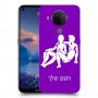 תאומים כיסוי מגן קשיח בעיצוב אישי עם השם שלך ל Nokia 5.4 יחידה אחת סקרין מובייל