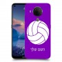 כדורעף - כדור כיסוי מגן קשיח בעיצוב אישי עם השם שלך ל Nokia 5.4 יחידה אחת סקרין מובייל
