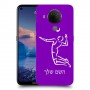 שחקן כדורעף כיסוי מגן קשיח בעיצוב אישי עם השם שלך ל Nokia 5.4 יחידה אחת סקרין מובייל