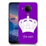 כתר מלכותי כיסוי מגן קשיח בעיצוב אישי עם השם שלך ל Nokia 5.4 יחידה אחת סקרין מובייל