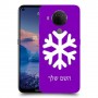 שלג כיסוי מגן קשיח בעיצוב אישי עם השם שלך ל Nokia 5.4 יחידה אחת סקרין מובייל