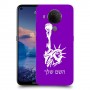 פסל החירות כיסוי מגן קשיח בעיצוב אישי עם השם שלך ל Nokia 5.4 יחידה אחת סקרין מובייל