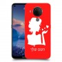 אישה אהבה כיסוי מגן קשיח בעיצוב אישי עם השם שלך ל Nokia 5.4 יחידה אחת סקרין מובייל