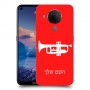 חצוצרה כיסוי מגן קשיח בעיצוב אישי עם השם שלך ל Nokia 5.4 יחידה אחת סקרין מובייל