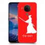 סמוראי כיסוי מגן קשיח בעיצוב אישי עם השם שלך ל Nokia 5.4 יחידה אחת סקרין מובייל