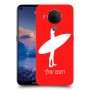גלישה כיסוי מגן קשיח בעיצוב אישי עם השם שלך ל Nokia 5.4 יחידה אחת סקרין מובייל