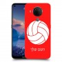 כדורעף - כדור כיסוי מגן קשיח בעיצוב אישי עם השם שלך ל Nokia 5.4 יחידה אחת סקרין מובייל