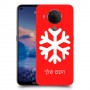 שלג כיסוי מגן קשיח בעיצוב אישי עם השם שלך ל Nokia 5.4 יחידה אחת סקרין מובייל