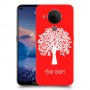 עץ כיסוי מגן קשיח בעיצוב אישי עם השם שלך ל Nokia 5.4 יחידה אחת סקרין מובייל