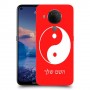 סמל יינג יאנג - סין כיסוי מגן קשיח בעיצוב אישי עם השם שלך ל Nokia 5.4 יחידה אחת סקרין מובייל