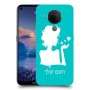 אישה אהבה כיסוי מגן קשיח בעיצוב אישי עם השם שלך ל Nokia 5.4 יחידה אחת סקרין מובייל