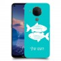 דגים כיסוי מגן קשיח בעיצוב אישי עם השם שלך ל Nokia 5.4 יחידה אחת סקרין מובייל