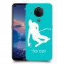סקִי כיסוי מגן קשיח בעיצוב אישי עם השם שלך ל Nokia 5.4 יחידה אחת סקרין מובייל