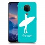 גלישה כיסוי מגן קשיח בעיצוב אישי עם השם שלך ל Nokia 5.4 יחידה אחת סקרין מובייל