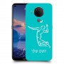 שחקן כדורעף כיסוי מגן קשיח בעיצוב אישי עם השם שלך ל Nokia 5.4 יחידה אחת סקרין מובייל