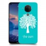 עץ כיסוי מגן קשיח בעיצוב אישי עם השם שלך ל Nokia 5.4 יחידה אחת סקרין מובייל
