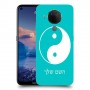 סמל יינג יאנג - סין כיסוי מגן קשיח בעיצוב אישי עם השם שלך ל Nokia 5.4 יחידה אחת סקרין מובייל