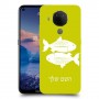 דגים כיסוי מגן קשיח בעיצוב אישי עם השם שלך ל Nokia 5.4 יחידה אחת סקרין מובייל