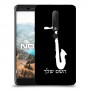 סקספון כיסוי מגן קשיח בעיצוב אישי עם השם שלך ל Nokia 6.1 יחידה אחת סקרין מובייל
